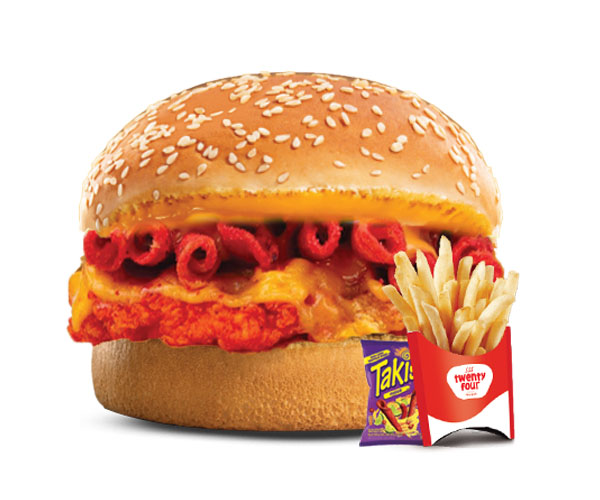 Takis Zinger Burger