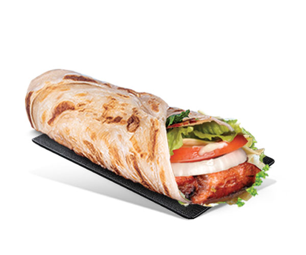 Cajun Paratha Sandwich