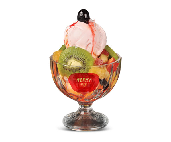 Fruit Salad with Ice Cream