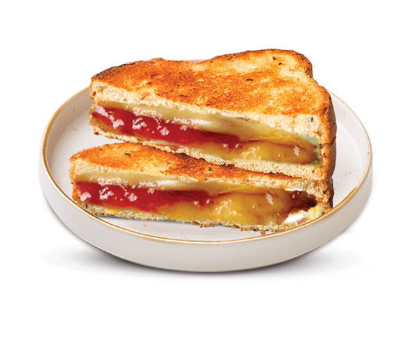 Cheese Jam Slice